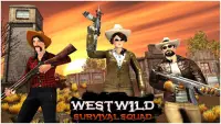 西火無料銃シューティングゲーム - 野生の生き残りチーム - 無料シューティングゲーム-最高の銃撃戦 Screen Shot 0