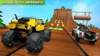 Uphill Monster Truck Mountain Climb: Stunt Screen Shot 2