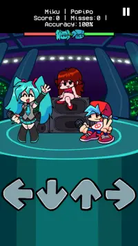 Miku on funkin music game Screen Shot 2