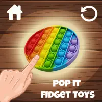 Pop it fidget toy 3d game: antistress game Screen Shot 0