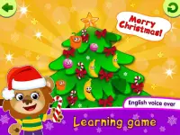 FunnyFood Christmas Games for Toddlers 3 years ol Screen Shot 7