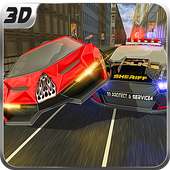 Hızlı Polis Araba Chase 3D