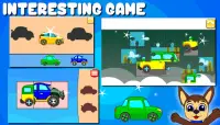 Puppy Kids Cars Puzzles - Paw Little Bee Screen Shot 1