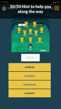 Zgadnij Football Club - Football Line-up Quiz Screen Shot 3