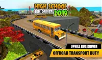 High School Bus Driver 2019: Juego de niños gratis Screen Shot 0