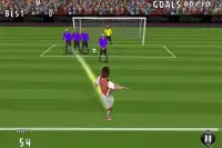 Flick Soccer penalty Spara 3D Screen Shot 0