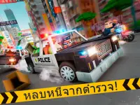 🚔 โม่งตำรวจรถแข่งรถหลบหนี 🚔 รถยนต์ขโมยเกม Screen Shot 8