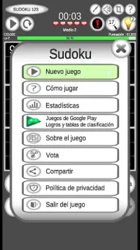 Sudoku Clásico Offline Español Screen Shot 0