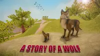 The Wolf Simulator 3D: Animal Family Tales Screen Shot 8
