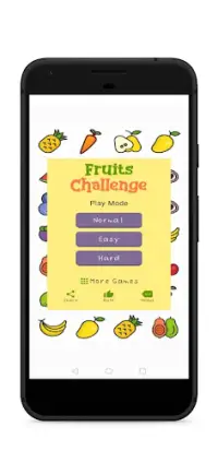 jogo de memória frutas Screen Shot 0