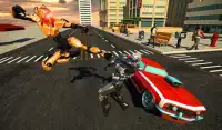 Police War Robot Superhero: Flying robot games Screen Shot 9