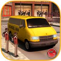 School Van Driver Simulator 3D