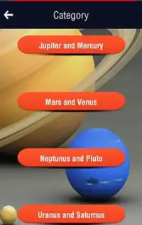 Planets and Spaces Trivia Quiz Screen Shot 2