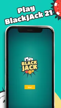 Blackjack: 21 Casino Card Game Screen Shot 0