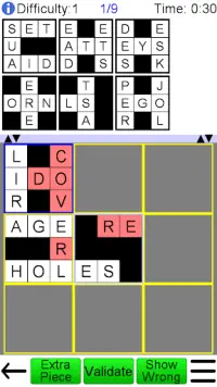 Jigsaw Crossword   Screen Shot 0