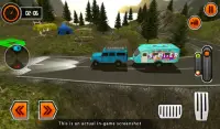 Kemping Van Mengemudi Truk: Virtual Keluarga Games Screen Shot 8