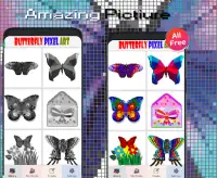 Butterfly Color By Number-Animal Pixel Art 2021 Screen Shot 3