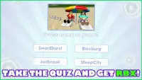 Free Robux Quiz Guru Screen Shot 1