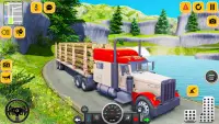 Log Cargo Transport Truck Game Screen Shot 1