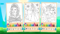 Princess Coloring Game Screen Shot 5