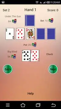 Poker Training Screen Shot 1