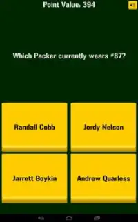 Fan Trivia: Green Bay Packers Screen Shot 2