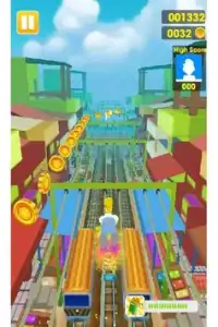 Simpsons™ Dash 3D - Subway Run Surfer Screen Shot 6