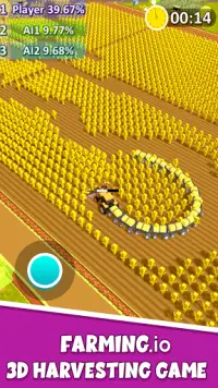 Farming.io - 3D Harvester Game Screen Shot 1