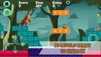 Super Monkey Hero World - Adventure of Jungle Screen Shot 1