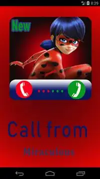 call from Mraclous Ladybug 2018 Screen Shot 0