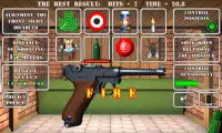 Pistola atirando no alvo. Simulador de armas. Screen Shot 1