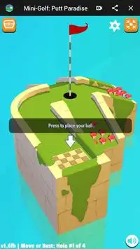 Mini-Golf: Putt Paradise Screen Shot 1