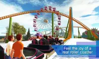 Gerçek Roller Coaster Park Ride Rush Simülatörü Screen Shot 2