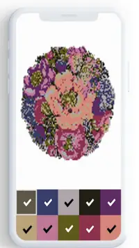 Flower Color By Number, flower Screen Shot 10