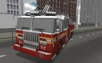 Fire Truck Driving 3D Screen Shot 2
