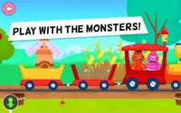 My Monster Town - Toy Train Games for Kids Screen Shot 15