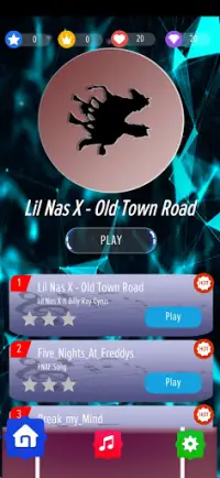 Lil Nas X : Old Town Road Piano Tiles Screen Shot 0