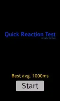 Quick Reaction Test Screen Shot 0
