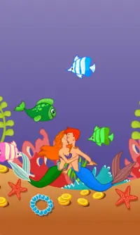 Kissing Game-Mermaid Love Fun Screen Shot 0