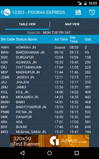 Indian Rail Train Status Screen Shot 17