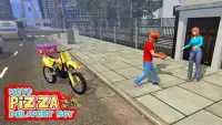 Moto Pizza delivery boy : Bike Driving Simulator Screen Shot 4