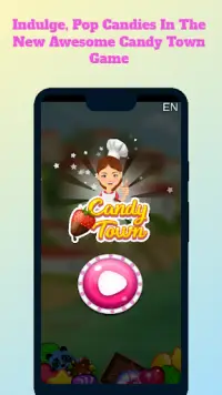 Candy Town -  Swipe candies & pop matching 3 game. Screen Shot 0