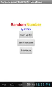 RandomNumber Screen Shot 0