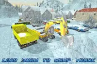 Snow Plow Rescue Excavator Sim Screen Shot 1