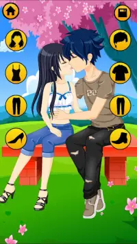 Kız öpüşme Giyinmek Screen Shot 3
