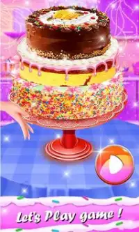 Cake Maker! Juego de cocina de pastel real! Screen Shot 1