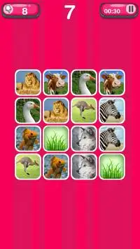 子供のための動物のゲーム - マインド·ゲーム Screen Shot 0