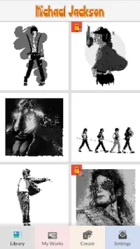Michael Jackson - Pixel Art Screen Shot 0