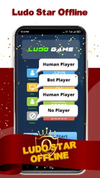 Ludo Star Offline - Free Ludo Board All Star Game Screen Shot 0