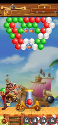 Bubble Shooter : Bubble Pirates Screen Shot 2